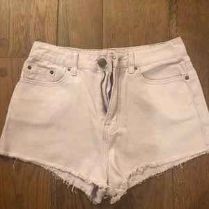 Size 26 (waist) BDG High-Rise shorts.